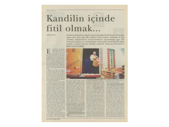 Akşam Gazetesi kupürü