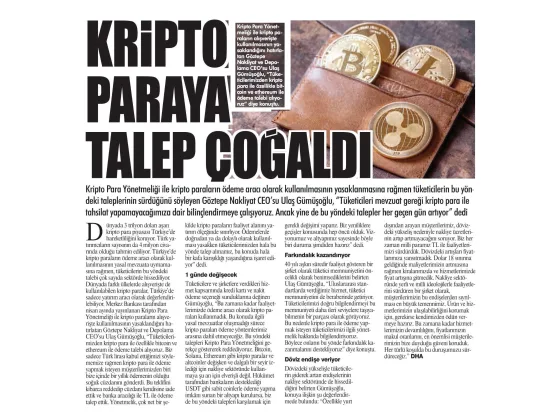 Gazete Damga kupürü