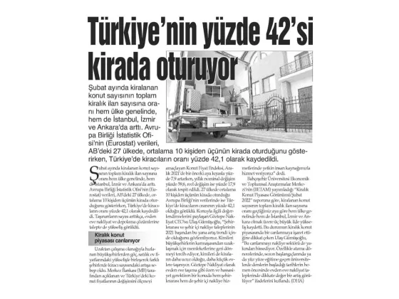 İstanbul Gazetesi kupürü, 2 Nisan 2022