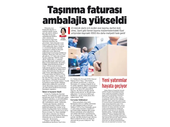 Milliyet Gazetesi kupürü