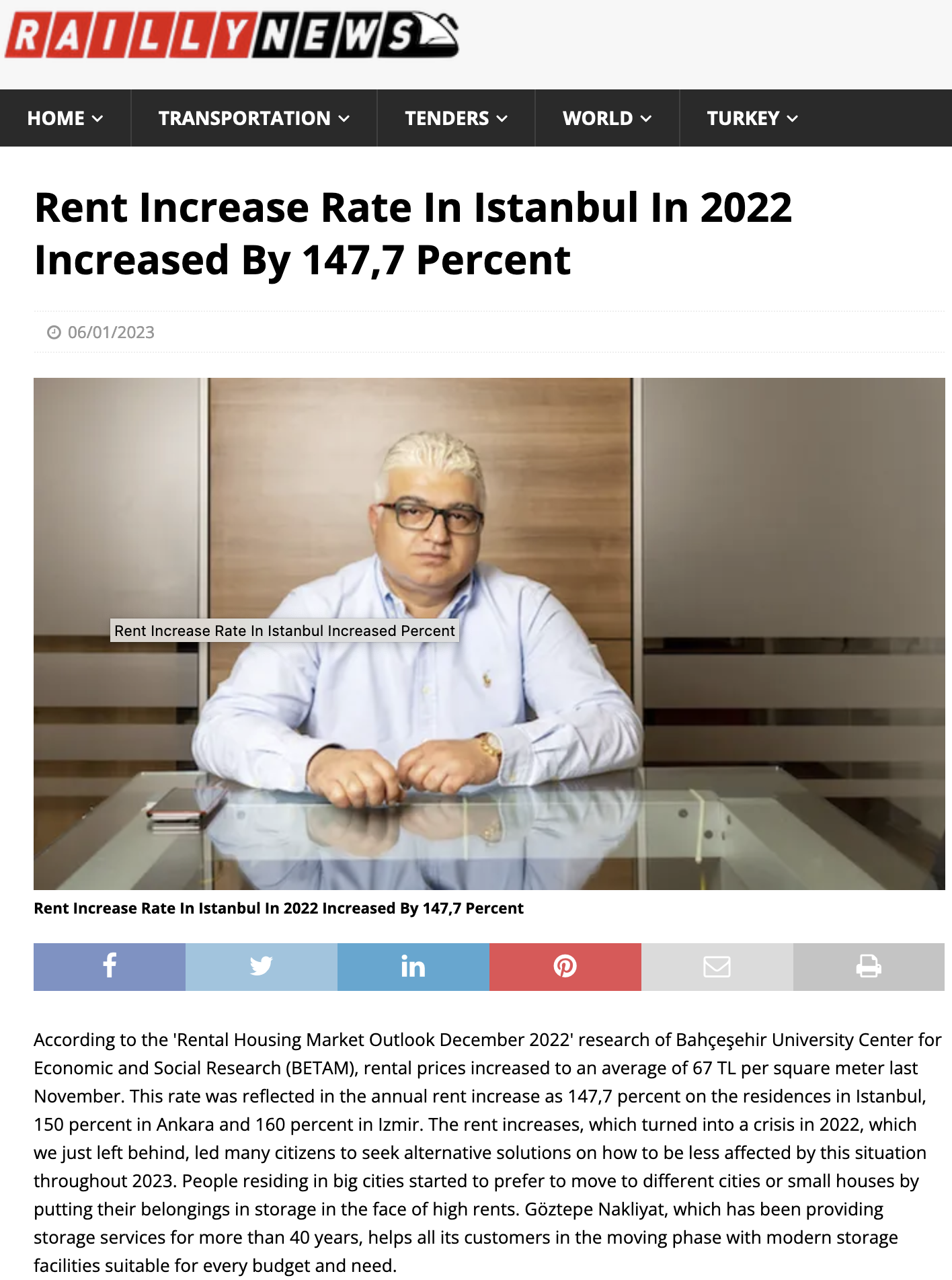 Rent Increase Rate In Istanbul In 2022 Increased By 147,7 Percent